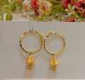 High quality gold plated ring degain earring for women.