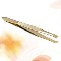 9cm Length Stainless Steel Hair Pick Tweezer & hair removal tool for Eyebrows, Facial Hair, Upper Lip, Nose Blackhead Remover (Golden & Silver) - chimta. 