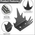 Intruder Deterrent Fence Wall Spikes 12 Fence Spikes, Anti Climb Hardware, Bird Repellent Easy Install Easy to Use.