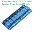 8CH 5V Relay Module With Screw Terminal Relay Module 5V 8 Channel Relay Module DC 5V Relay Switches With Optocoupler Protection. 