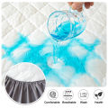 Waterproof Thicken Matter Cover Fitted Sheets Mattress Pad Protector Adjustable Bed Cover Anti-bacterial Bedspread 150/160x200cm. 