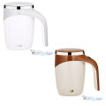 Portable Automatic Magnetic Stirring Coffee Mug Rechargeable 304 Stainless Steel Electric Mixing Cup Self Mixing Coffee Tumbler. 