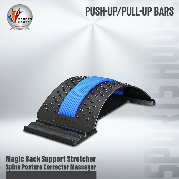 Magic Back Support Stretcher Spine Posture Corrector Massager Lumbar Pain Relief
