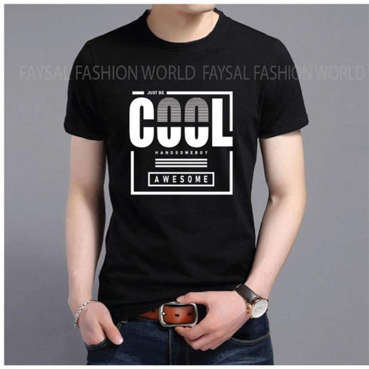 Expensive High Quality Low price Twain CVC Half Sleeve t-shirt for men