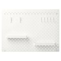 Nordic Style Plastic Pegboard Accessories Storage Case Shelf Hook Rack Wall Organizer For Garage Kitchen Bathroom Office. 