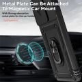 For Xiaomi Redmi 13C Case Slide Lens Protect Shockproof Armor Phone Cases For Xiaomi Redmi 13C 13 C Redmi13C Ring Holder Cover. 