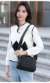 New Portable Nylon Cloth with Cowhide Shoulder Bag.