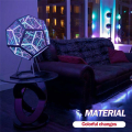 1 PCS Dodecaedron Color Art Light Fantasy Geometry Space LED Art Lamp USB Charging Christmas Gifts. 