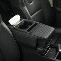 Car Armrest Cover Auto Center Console Armrest Cup Phone Holder.