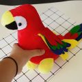 Parrot Plush Soft Toy Doll Cute Baby Birthday Gift. 