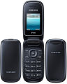 Original Samsung GT-E1272 2G folding duos feature phone has 1.77 inch screen, dual sim, internal storage 32 MB. 