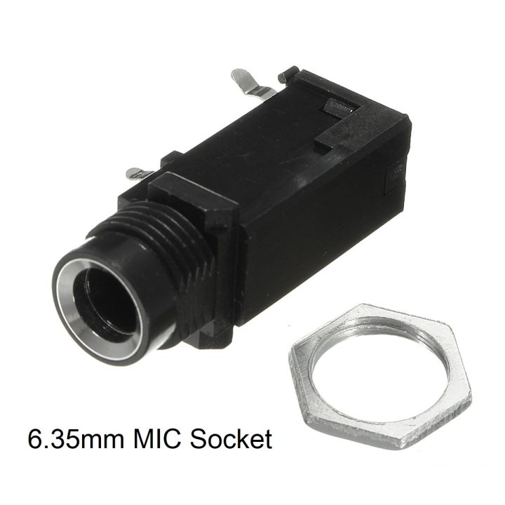 3Pcs-%20PLASTIC%206.35mm%20SOCKET%20NORMAL%20Quality%20FEMALE%20Audio%20Mic%20Socket%20-%20Image%205