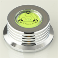Aluminum Vinyl Record Weight HiFi 50HZ LP Disc Stabilizer Turntable Vinyl Aluminum Alloy Weight Clamp Silver. 