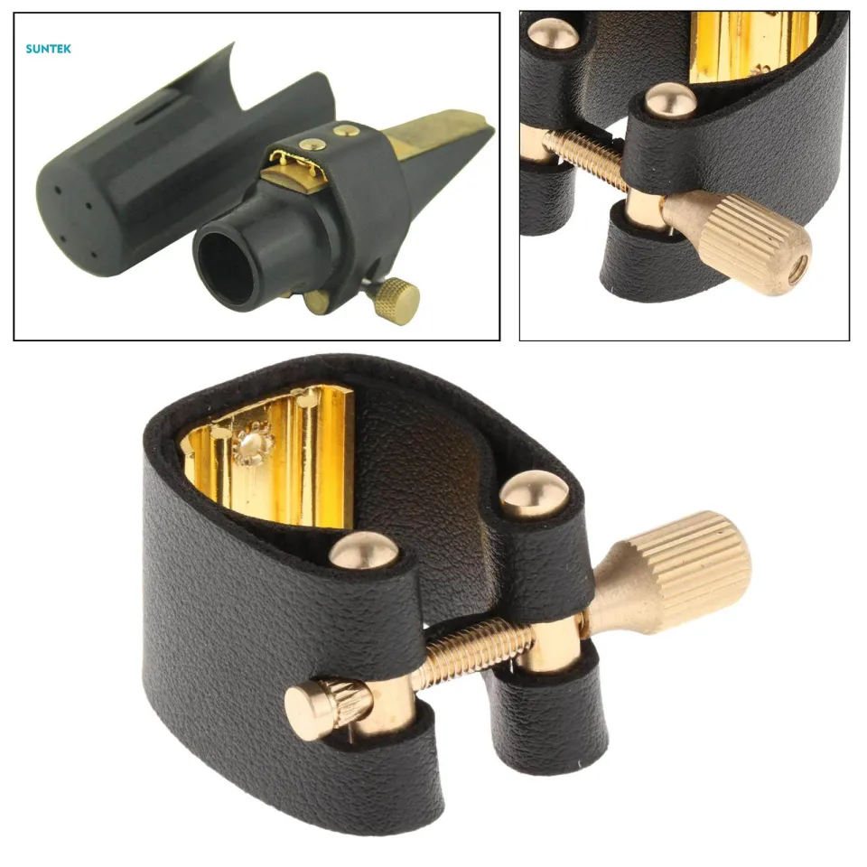 Copper Saxophone Mouthpiece Ligature – Alto Sax Ligature Fastener With Adjustable Screw