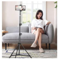 6 feet tripod stand for Ring Light, Videography, Photography, Tiktok, Studio Lighting, Equipment and Multipurpose Usage Markhor Traders.