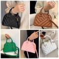 Fashionable Handbag Casual One-Shoulder Cross-Body PU Shell Bag Handbags For Women Luxury.