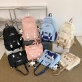 2 In 1 Fashion Women Backpack Multifunctional School Bag for Girls Large Capacity Waterproof Travel Bags Trendy Shoulder Bags. 