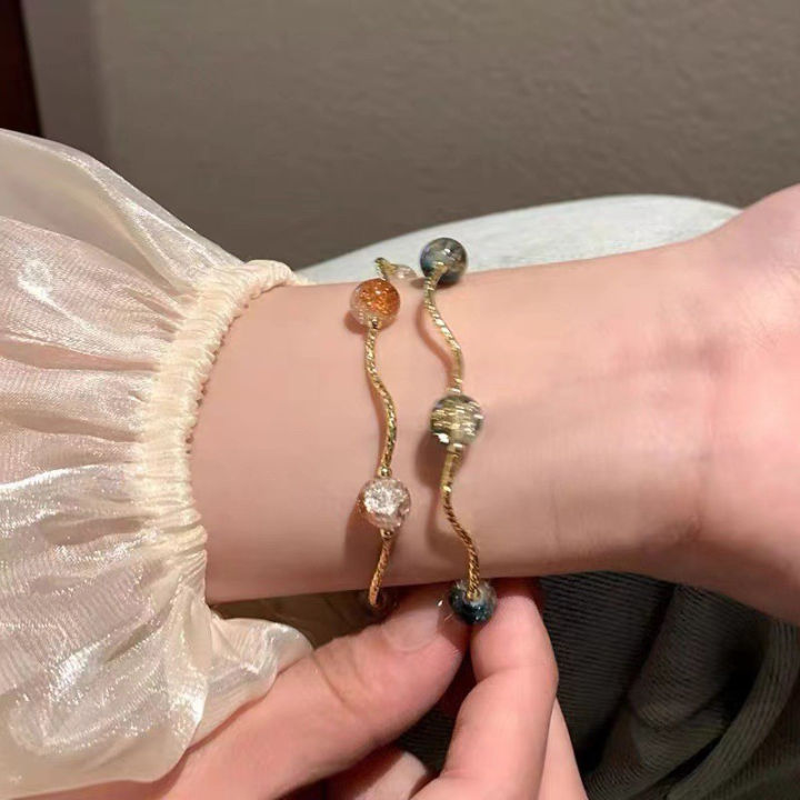 New%20Simple%20Gradient%20Color%20Glass%20Beaded%20Bracelet%20Party%20Jewelry%20Birthday%20Gifts%20NOVO%20-%20Image%203