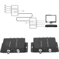 4 Channel CCTV Video Multiplexer 4 Channel Video Multiplexer High Quality Video Splitter with Analog Color Quad Processor. 