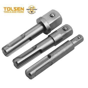 TOLSEN 3Pcs SDS-Plus Socket Driver Set Drills Drill Bit Adaptor 77865 - Kings Trading
