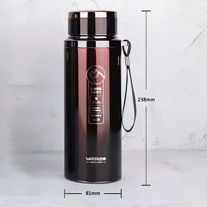 750ml fiveLayer Stainless Steel Vacuum Flasks Thermos Mug Led Digital