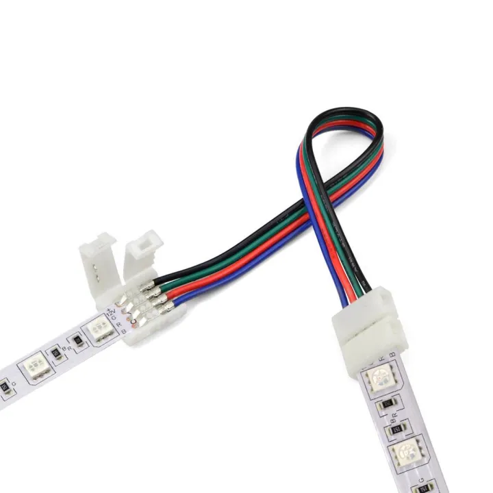 RGB%2010mm%20SMD5050%204-pin%20Buckles%204-pin%20pin%20headers%204-pin%20double-ended%20cables%204-pin%20snaps%20to%20RGB%20L%20T%20X%20Shaped%20corner%20kit%20for%20SMD5050%20Strip%20Light%20-%20Image%205