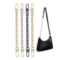 Chain Bag Strap Accessories 20cm Extension Chain Bag Metal Chain Solid Color DIY Chain Durable Gold Silver Black Belts Huiye.