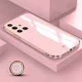Tokifu For Samsung Galaxy A51 A71 Deluxe Fashion 6D Electroplate Border Shiny Phone Back Cover Soft Silicone Case. 