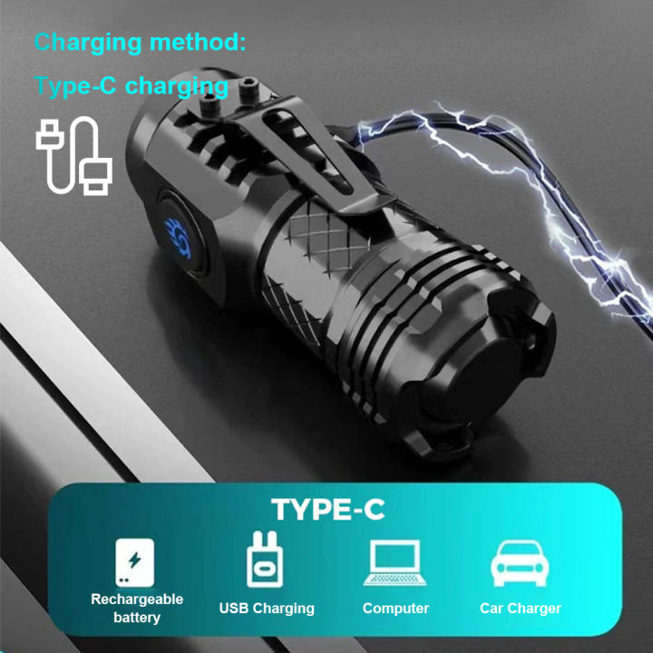 Powerful%20Mini%20LED%20Flashlight%20Super%20Bright%20Three-eyed%20Pocket%20Torch%20Type-C%20Rechargeable%20Waterproof%20Flashlight%20Outdoor%20Flash%20Light%20-%20Image%203