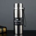 1000ML Large Capacity Stainless Steel Thermos Portable Vacuum Flask Insulated Tumbler with Rope Thermal Bottle Drinkware. 