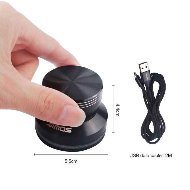 AIMOS%20USB%20Audio%20Volume%20Controller%20Knob,%20Volume%20Adjuster%20Rotary%20Computer%20Speaker%20Volume%20Control%20Switch%20For%20Win7/8/10/XP/Mac/Vista%20Android%20(Black)%20-%20Image%203