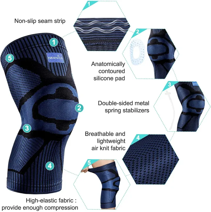 NEENCA%20Knee%20Brace%20Support%20with%20Side%20Stabilizers%20Patella%20Gel%20Knee%20Compression%20Sleeve%20for%20Knee%20Pain%20Meniscus%20Tear%20Injury%20Recovery%20-%20Image%203