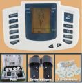 Multifunction Electrical Full Body Relax Muscle Massager Pulse Tens Acupuncture Therapy With Slipper Message And 4 Electrode Pads - Massage Machine. 