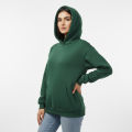 Plain Drop Shoulder Women’s Hoodie | Soft Cotton Oversized Long Sleeve. 