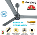 Atomberg Renesa+ 1200MM / 48 INCH 28W BLDC motor Energy Saving Ceiling Fan with Remote Control (Stand Grey) India. 