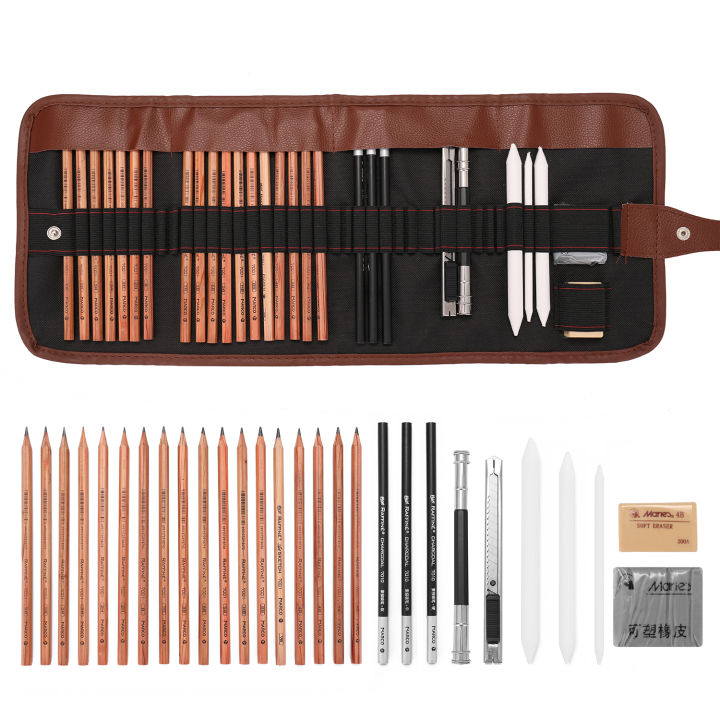 Drawing%20Beginner%20Sketch%20Set%20Charcoal%20Pencil%20Eraser%20Art%20Craft%20Painting%20Sketching%20Kit%20Artist's%20Pencils%20Earser%20Drawing%20Supplies%20Kit%20-%20Image%202