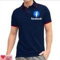 Facebook logo New Polo Shirt For Men - Comfortable in all season. 