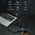 Colorful 39 Keys F6 USB Wired Keyboard RGB Ergonomics Game Gaming Keyboard One-Handed For Gamer Tablet PC Laptop. 
