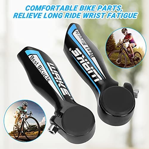 WAKE%20Paired%20Aluminum%20Alloy%20Bicycle%20Bike%20Handlebar%20Bar%20End%20-%202%20Piece%20-%20Image%204