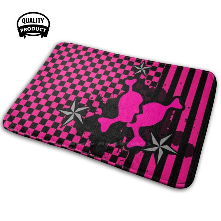 Punky Pink Emo 3D Household Goods Mat Rug Carpet Cushion Nostalgia ...