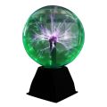 8 Inch Plasma Ball Lamp Globe Static Night Light Magic Touch Sound Sensitive Glass Sphere Fun Toy Kids Plazma Desk Novelty Light. 