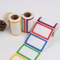 250pcs Waterproof Blank Self Adhesive Assorted Removable Label Stickers Name Tag Bottle File Document School Supplies. 