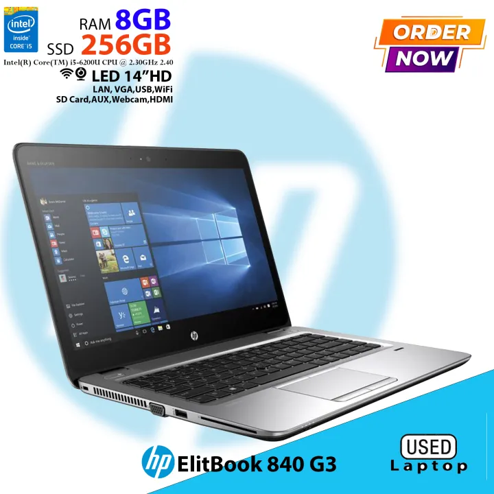 HP%20EliteBook%20840%20G3%20Intel%20Core%20i5-6200U,%208GB%20Ram,256GB%20SSD%20Business%20Laptop%20-%20Image%205