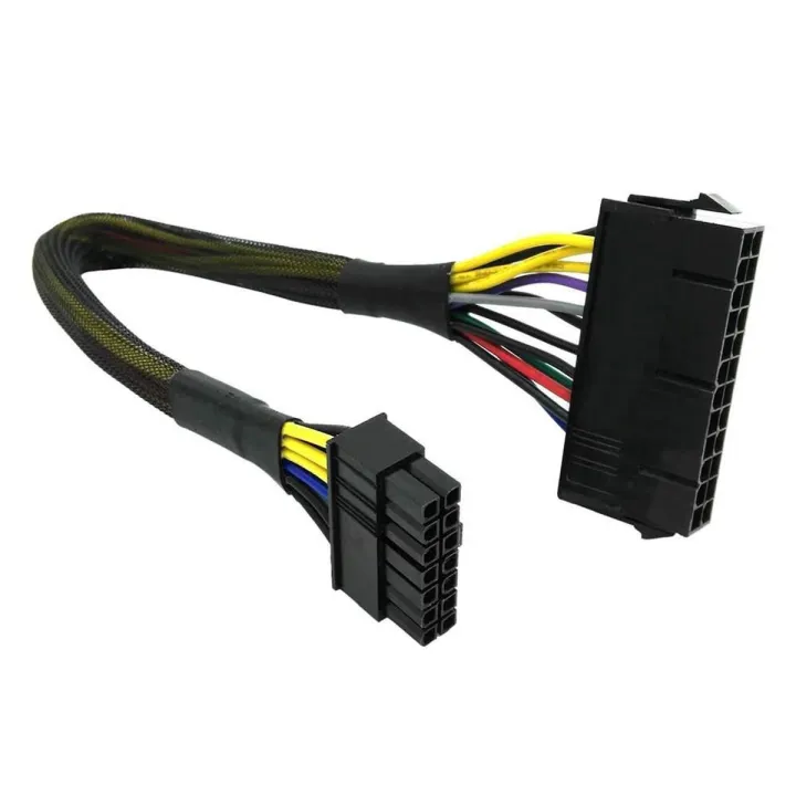 Computer 24 Pin to 14 Pin PSU Main Power Supply ATX Adapter Cable for ...