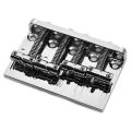 4 String Hardtail Bass Guitar Bridge for Fender Jazz Bass PB Black.