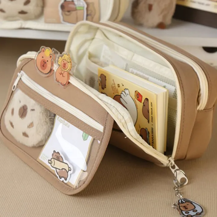 Capybara%20Pencil%20Bag%20Cute%20Fabric%20Pencil%20Case%20Kawaii%20Large%20Capacity%20Pencil%20Case%20NOVO%20-%20Image%204