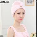 Womens Bathroom Towels Microfiber Absorbent Towel Quick Dry Hair Hat Cap Adults Bath Towel Bathing Tools. 