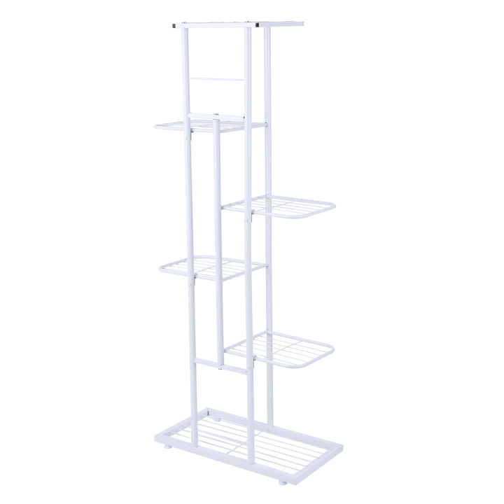 Migeet 6-Tier Display Shelf Flower Pots Rack pl-ant Stand Potting Ladder pl-anter Stand Heavy Duty Storage Shelving Rack for Potted pl-ants
