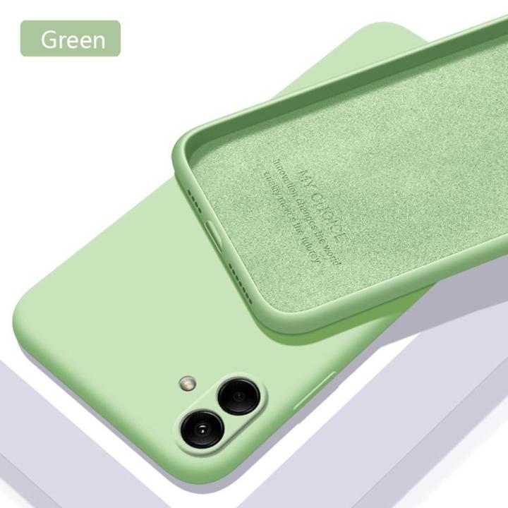 Tokifu Samsung Galaxy A04 A04s Casing The New Liquid Silicone Phone Case All-inclusive Shockproof Back Cover