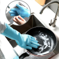 Progressive - High Quality Silicone Dish Washing Kitchen Hand Gloves - sara collection zone.